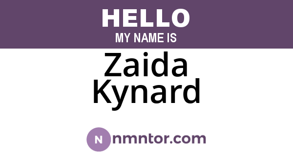 Zaida Kynard