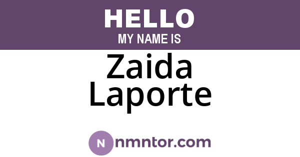 Zaida Laporte
