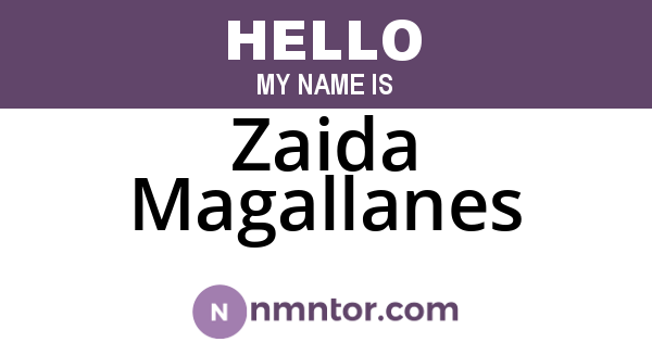 Zaida Magallanes