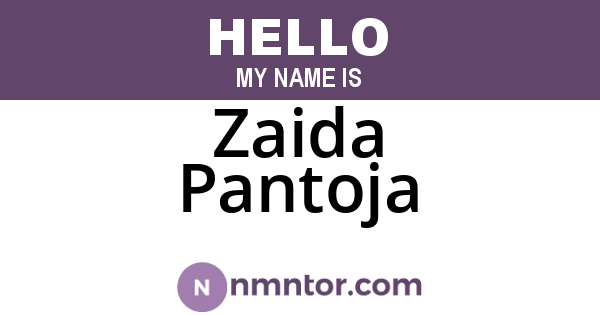 Zaida Pantoja