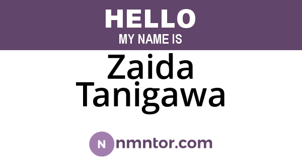 Zaida Tanigawa