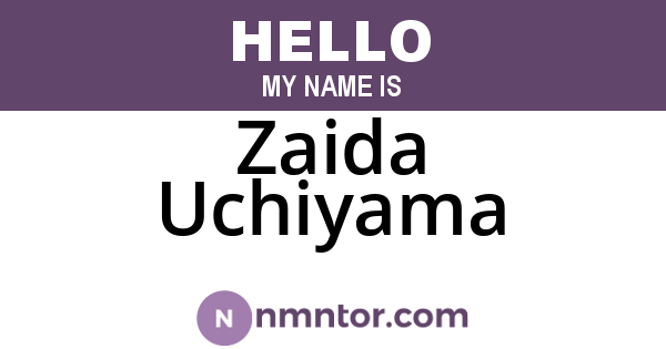 Zaida Uchiyama