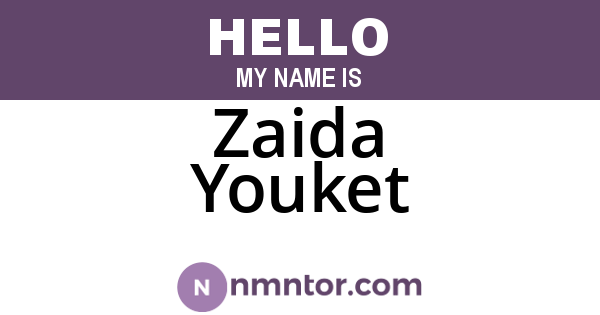 Zaida Youket