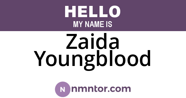 Zaida Youngblood