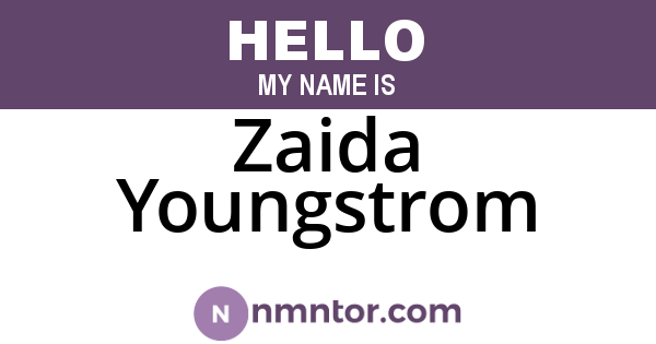 Zaida Youngstrom