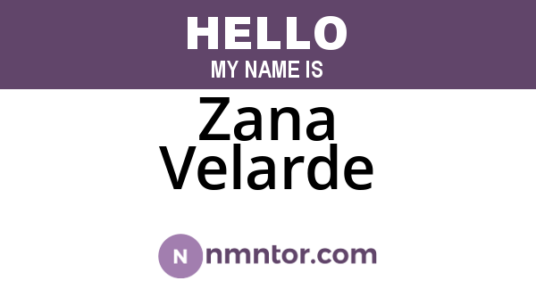 Zana Velarde