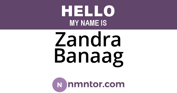 Zandra Banaag