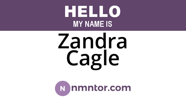 Zandra Cagle