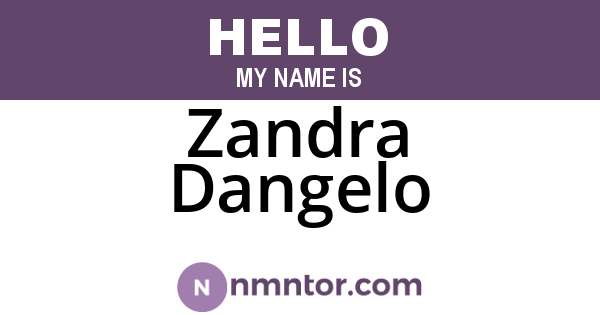 Zandra Dangelo