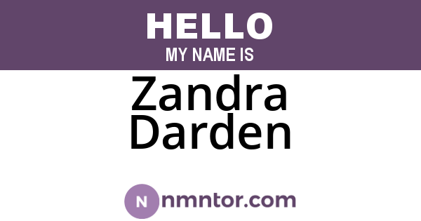 Zandra Darden