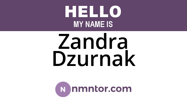 Zandra Dzurnak