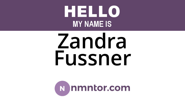 Zandra Fussner