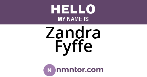 Zandra Fyffe