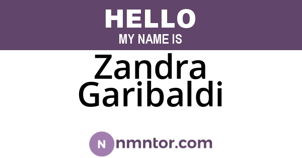 Zandra Garibaldi