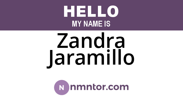 Zandra Jaramillo