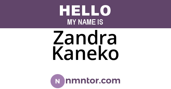 Zandra Kaneko