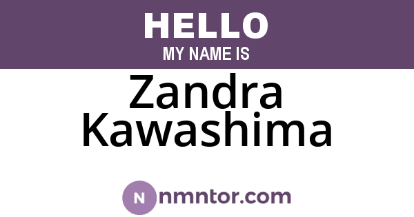 Zandra Kawashima