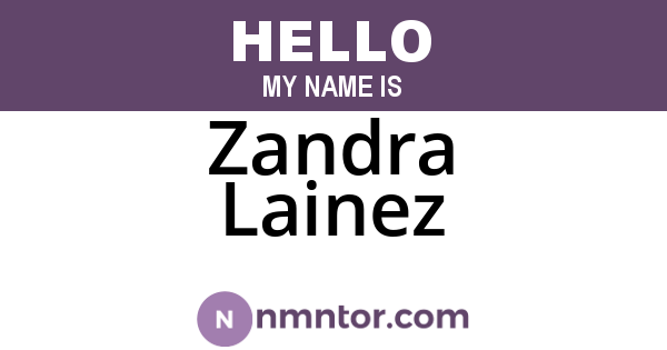Zandra Lainez