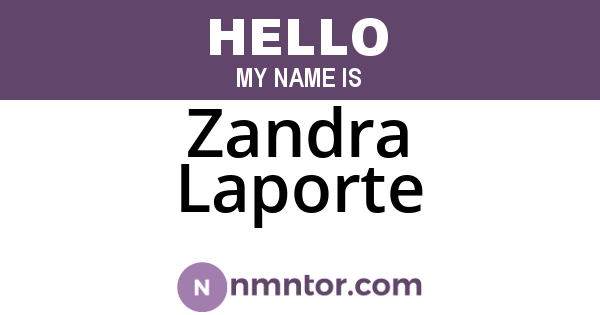 Zandra Laporte