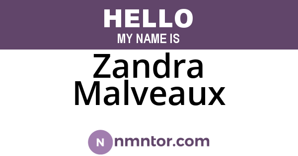 Zandra Malveaux