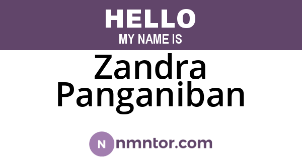Zandra Panganiban