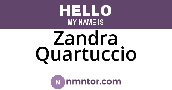 Zandra Quartuccio