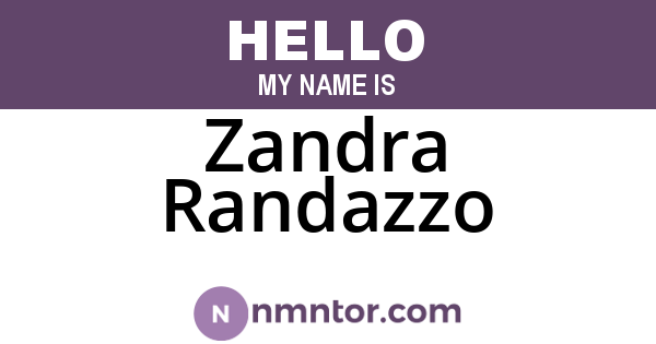Zandra Randazzo