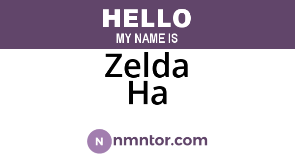 Zelda Ha