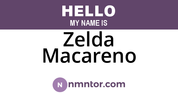 Zelda Macareno