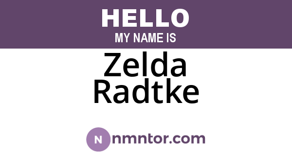 Zelda Radtke