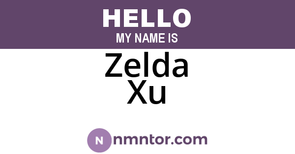 Zelda Xu