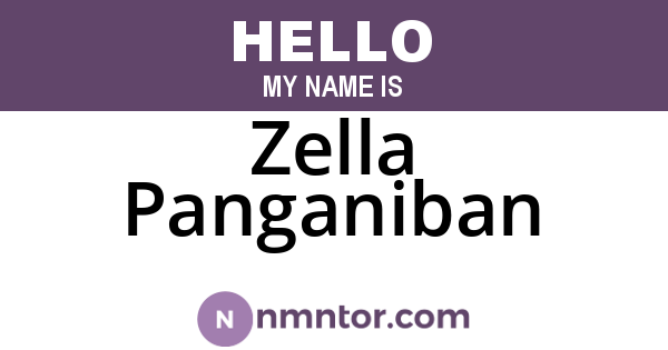 Zella Panganiban