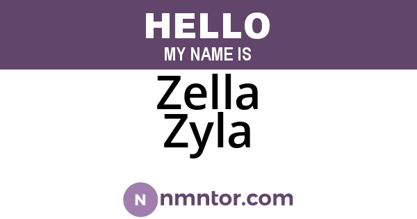 Zella Zyla