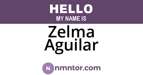 Zelma Aguilar