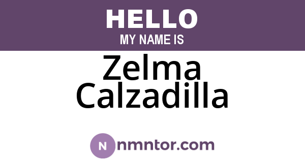 Zelma Calzadilla