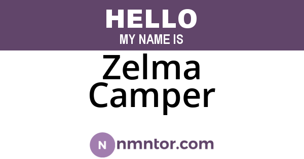 Zelma Camper
