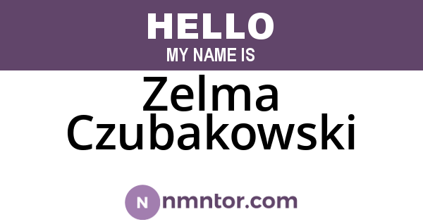 Zelma Czubakowski