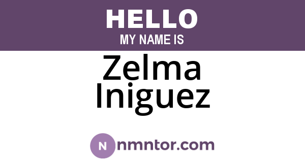 Zelma Iniguez