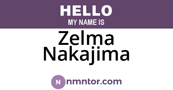 Zelma Nakajima