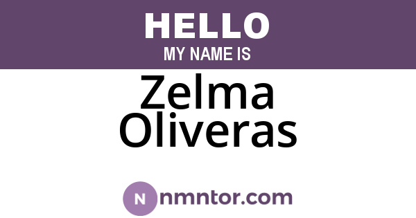 Zelma Oliveras