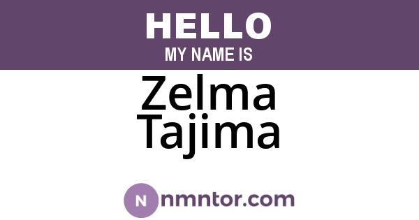 Zelma Tajima