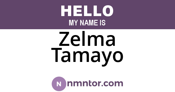 Zelma Tamayo