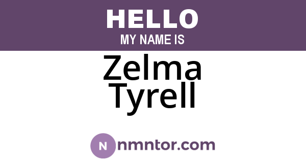 Zelma Tyrell