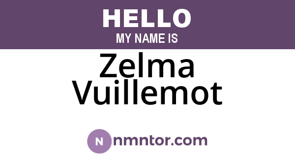Zelma Vuillemot