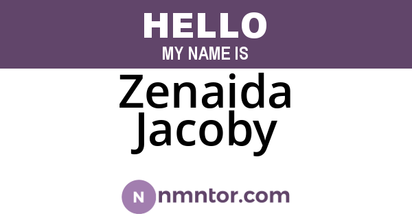 Zenaida Jacoby