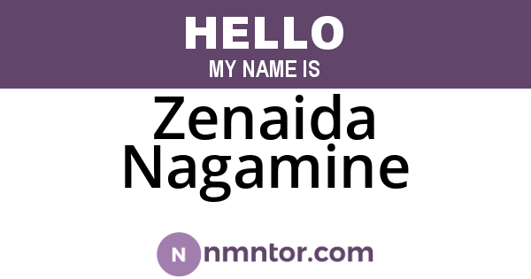 Zenaida Nagamine