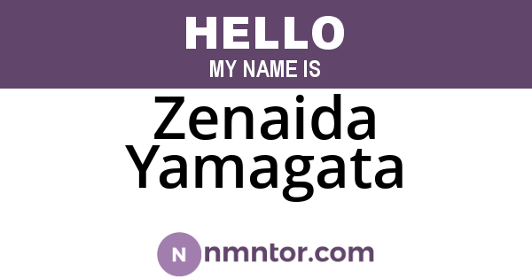 Zenaida Yamagata