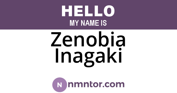 Zenobia Inagaki