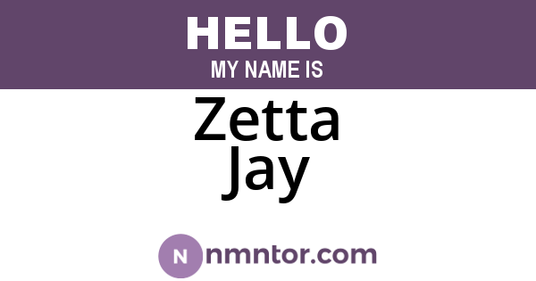 Zetta Jay