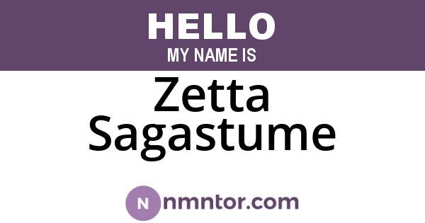 Zetta Sagastume